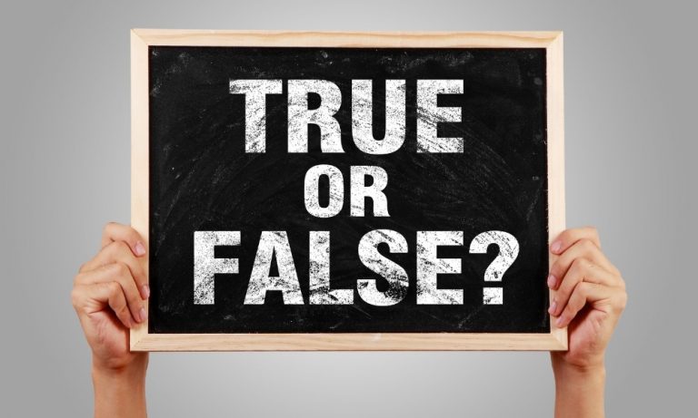 True or False Quiz Questions