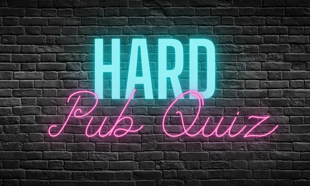 Hard Pub Quiz 50 Pub Trivia Questions & Answers 2024