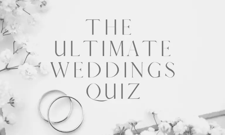 Weddings Quiz
