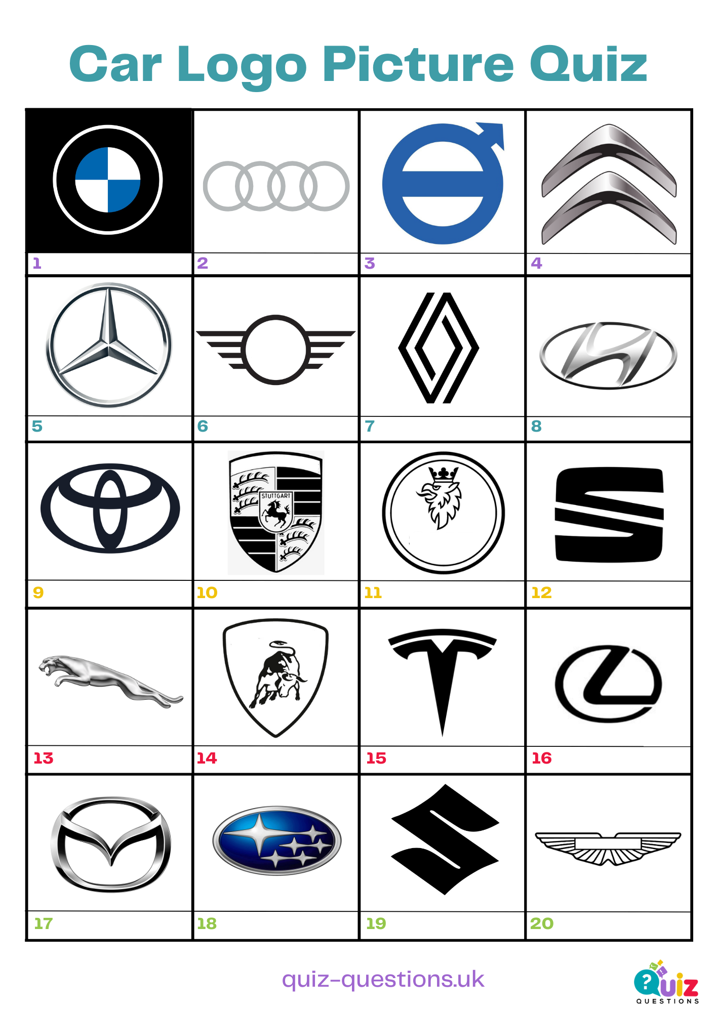 Car Logo Quiz