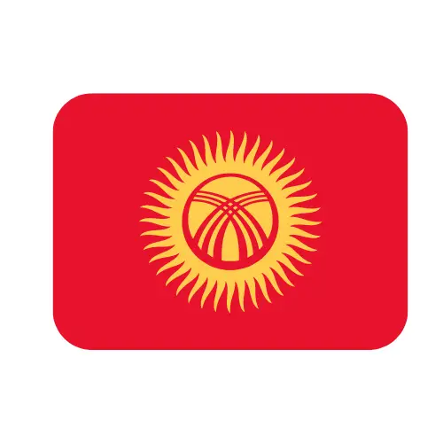 kyryzstan flag