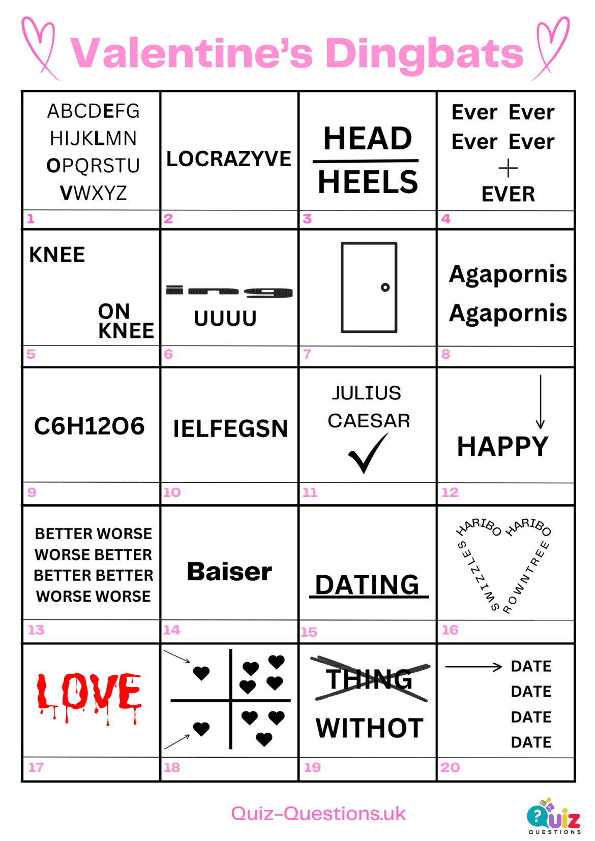 valentines day dingbats