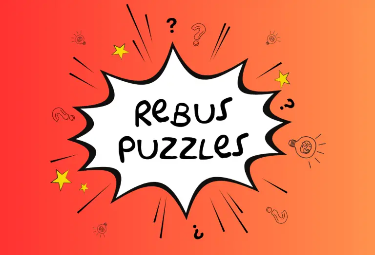 Rebus Puzzle Questions with Answers